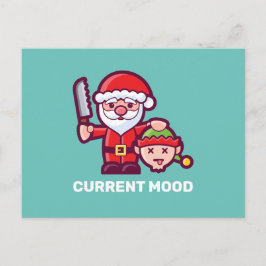 Aktuellt vykort för Mood Santa och Elf