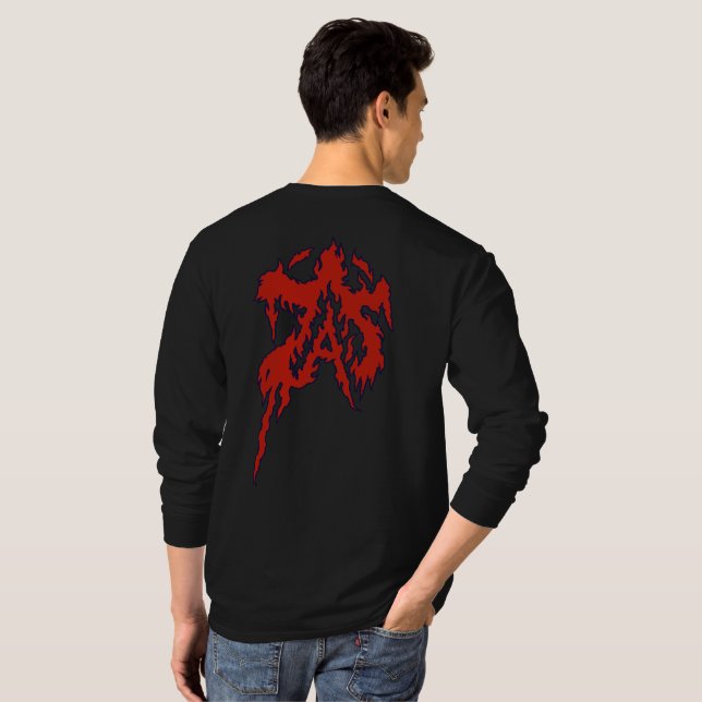 Akumakaze Långärmad T Shirt (Hel baksida)