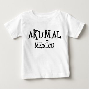 Akumal Mexico Design - Baby Bra Jersey T-Shirt