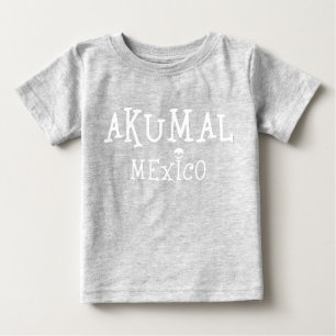 Akumal Mexico Design - Baby Bra Jersey T-Shirt