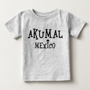 Akumal Mexico Design - Baby Bra Jersey T-Shirt