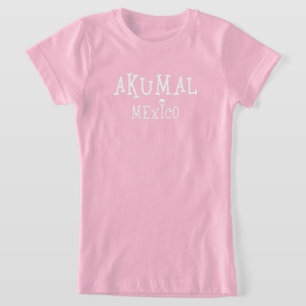 Akumal Mexico Design - Girls Bra Jersey T-Shirt