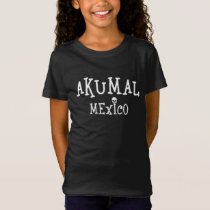 Akumal Mexico Design - Girls Bra Jersey T-Shirt