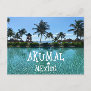 Akumal Mexico Design - Standardvykort Vykort