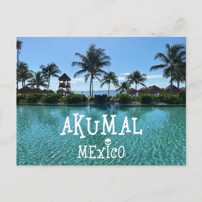 Akumal Mexico Design - Standardvykort Vykort (Framsida)