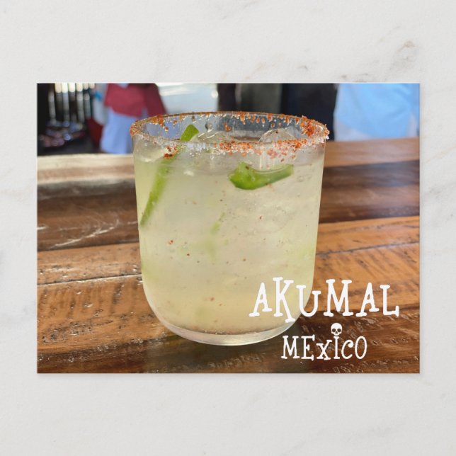 Akumal Mexico Design - Standardvykort Vykort (Framsida)