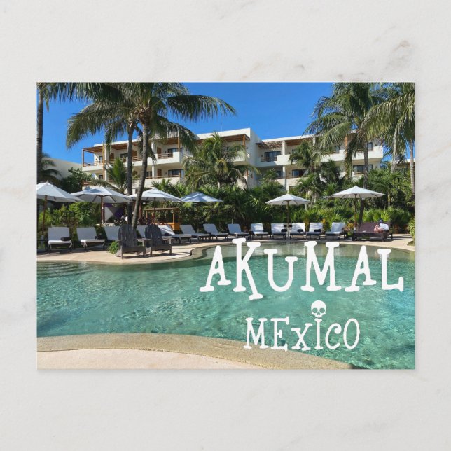 Akumal Mexico Design - Standardvykort Vykort (Framsida)