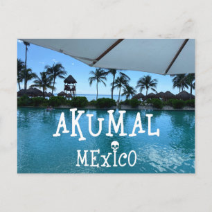 Akumal Mexico Design - Standardvykort Vykort