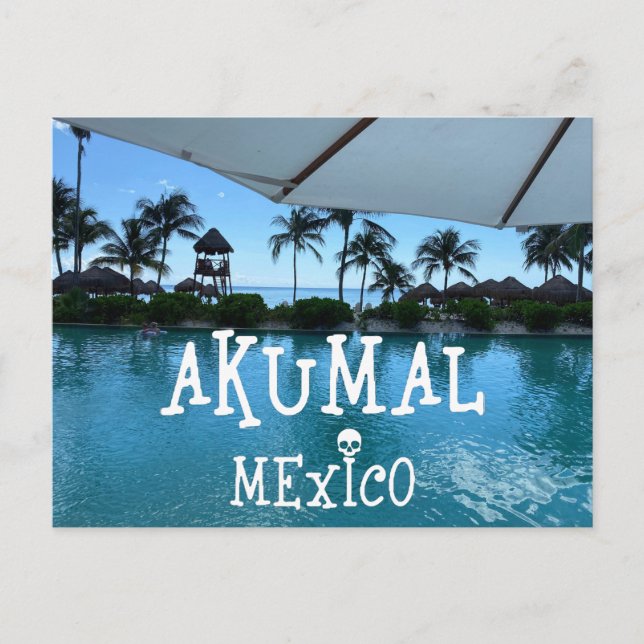 Akumal Mexico Design - Standardvykort Vykort (Framsida)