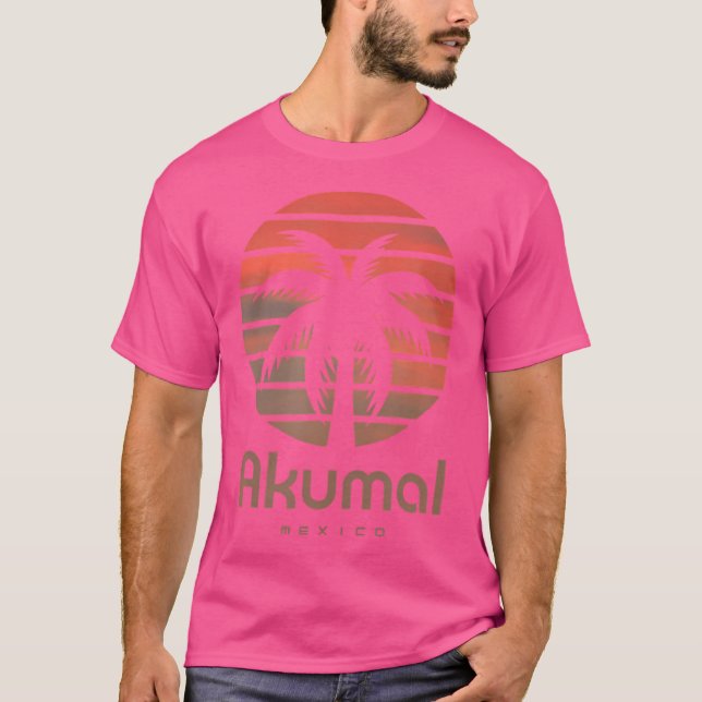 Akumal Mexico T Shirt (Framsida)