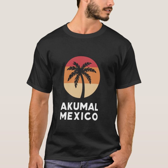 Akumal Mexico T Shirt (Framsida)