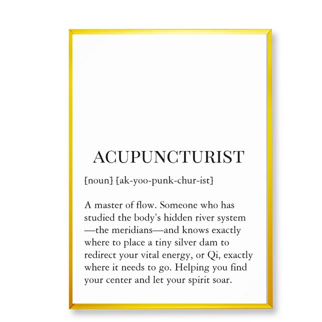 Akupunktur Qi Flow Väggdiagram -Akupunktur vägg Poster (Acupucture clinic wall decor art,  acupuncture wall chart)