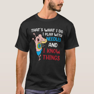 Akupunktur Roligt Nål Health Medicine Acu T Shirt