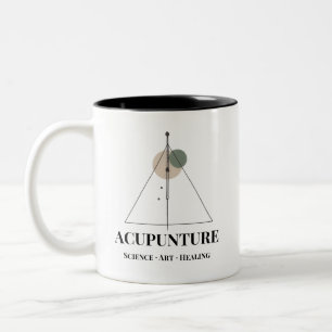 Akupunktur Vetenskap Konst Healing Mugg Minimalist