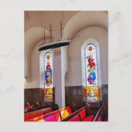 Akureyri Church Insida, Island Vykort
