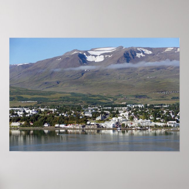 Akureyri, Island, Panorama Poster (Framsidan)
