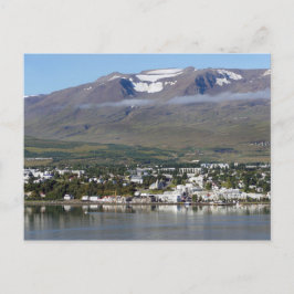 Akureyri, Island, Panorama Vykort