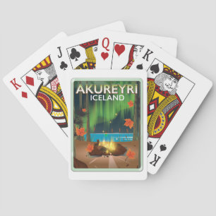 Akureyri-Islandets reseaffisch Casinokort