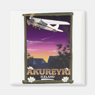 Akureyri-Islandets reseaffisch Magnet
