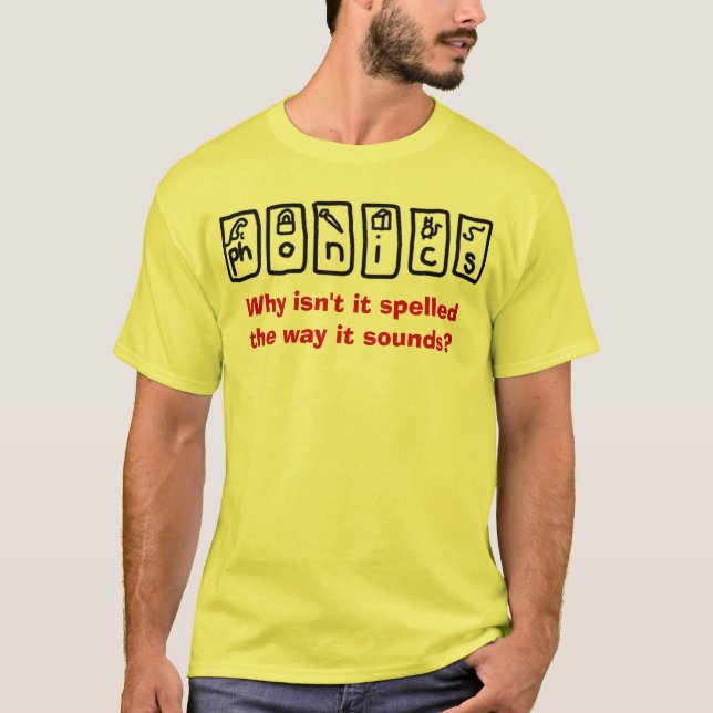 Akustik - varför inte stavat är det långt det tee shirt (Framsida)