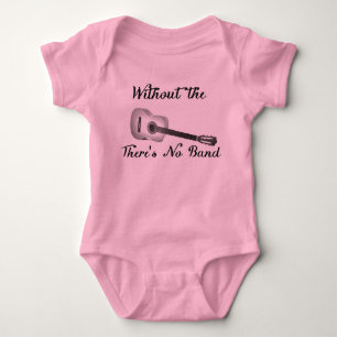 Akustisk Bodysuit för gitarrbabyTutu T Shirt