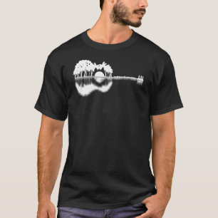 Akustisk elektrisk bass Guitar Nature for Musician T Shirt