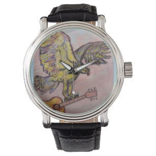 Akustisk fiskhök armbandsur