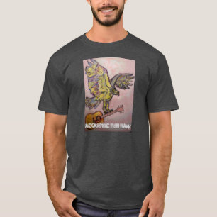Akustisk fiskhök tee shirt