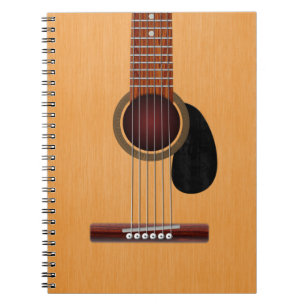 Akustisk gitarr anteckningsbok