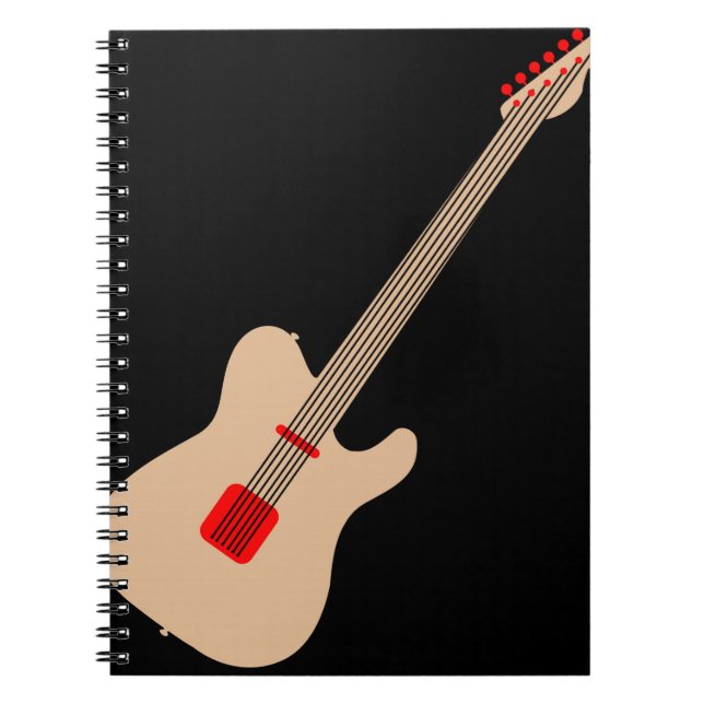 Akustisk gitarr anteckningsbok (Framsidan)