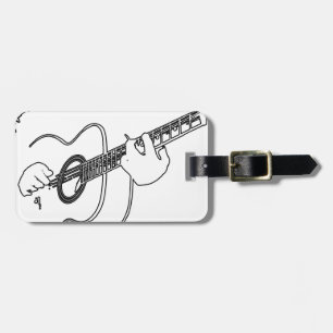 akustisk gitarr bagagebricka