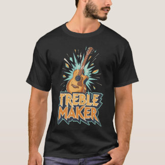 Akustisk Gitarr Diskantskapare T Shirt