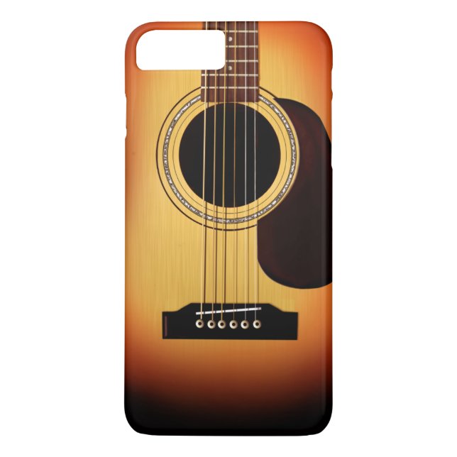 Akustisk gitarr för Sunburst Case-Mate iPhone Skal (Baksida)