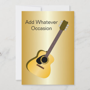 Akustisk gitarr inbjudningar