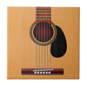 Akustisk gitarr kakelplatta