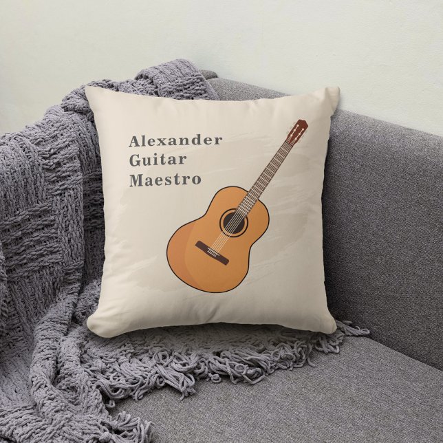 Akustisk gitarr kudde (Acoustic Guitar Pillow)