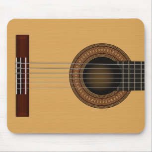 Akustisk gitarr Mousepad Musmatta