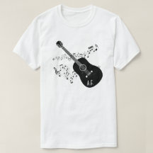Akustisk gitarr & musik noterpersonliggåva