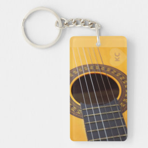 Akustisk gitarr nyckelring