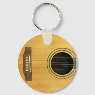 Akustisk gitarr nyckelring