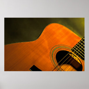 Akustisk gitarr poster
