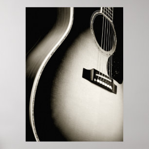 akustisk gitarr poster