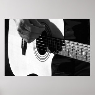 Akustisk gitarr poster