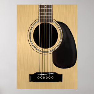 Akustisk gitarr poster