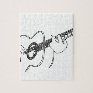 akustisk gitarr pussel