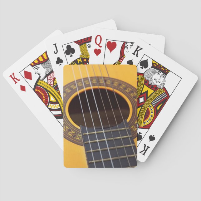 Akustisk gitarr spel kort (Baksidan)