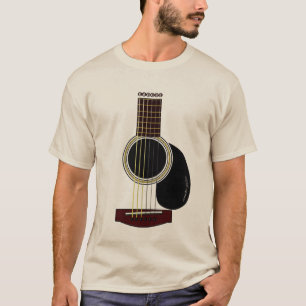 akustisk gitarr T Tee Shirt