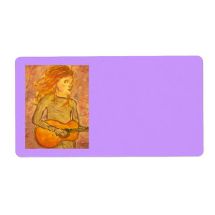 akustisk gitarr teckning fraktsedel