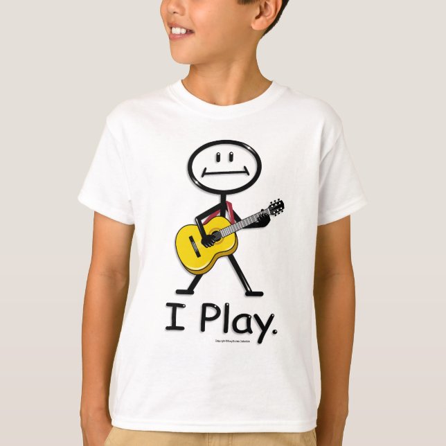 Akustisk gitarr tee shirt (Framsida)