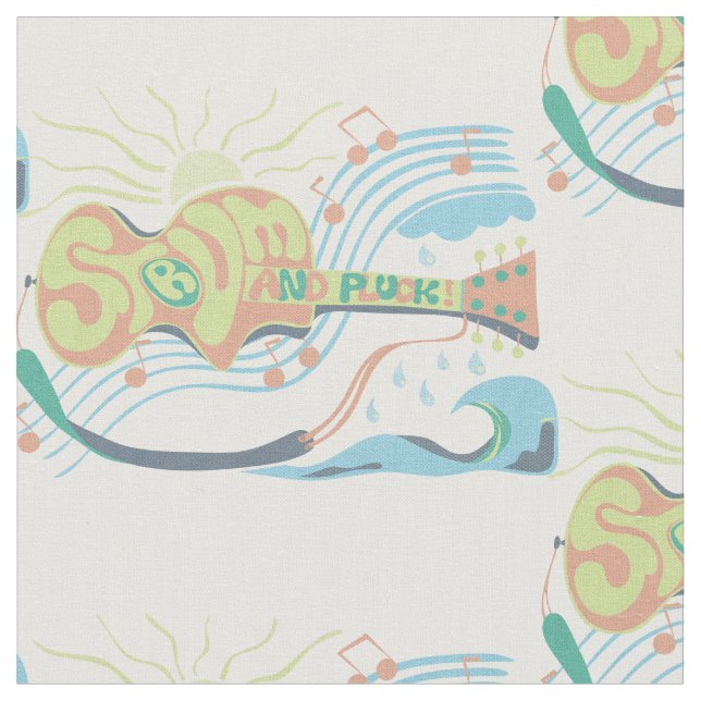 Akustisk gitarr tyg (Närbild)